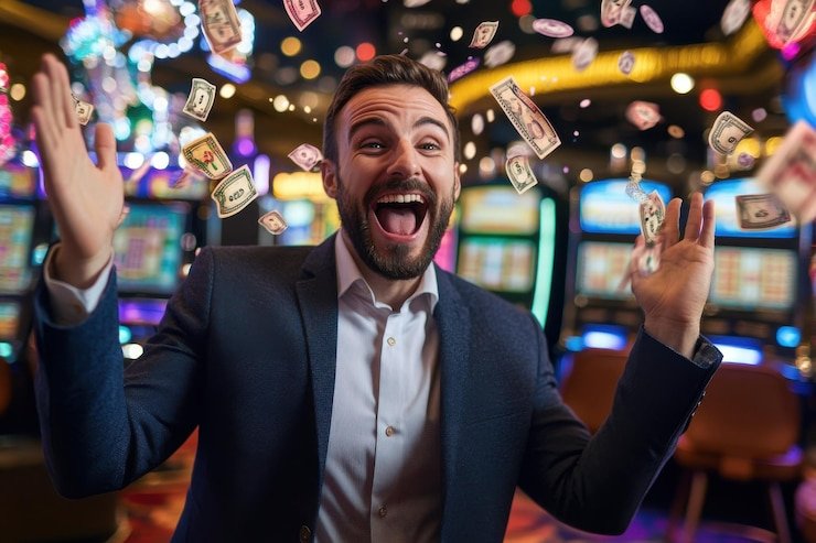 Fitur bonus Jurassic Kingdom dengan simbol wild dan scatter untuk memenangkan hadiah tambahan